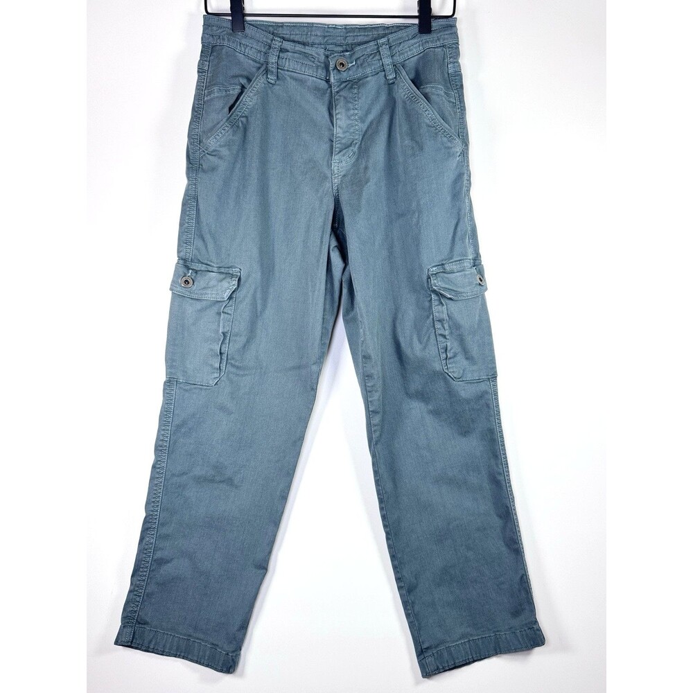 KUHL Womens Cargo Pants Size 8 Regular Blue Gray Utility Outdoor Hiking Gorpcore